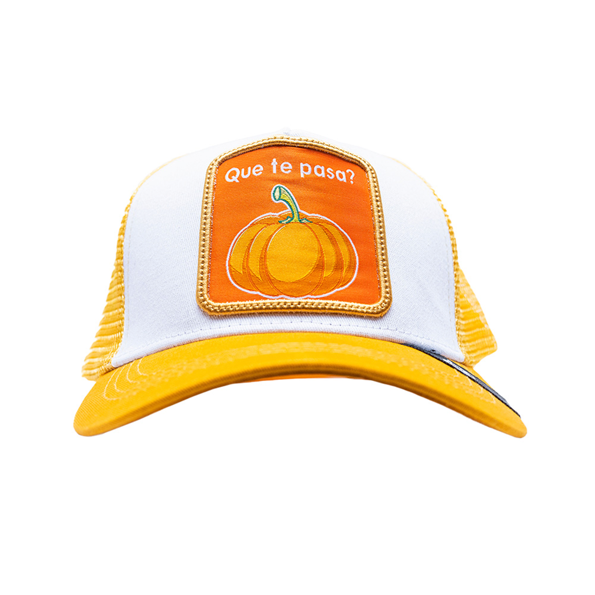 Gorra curva Pook Frase Que te pasa calabaza