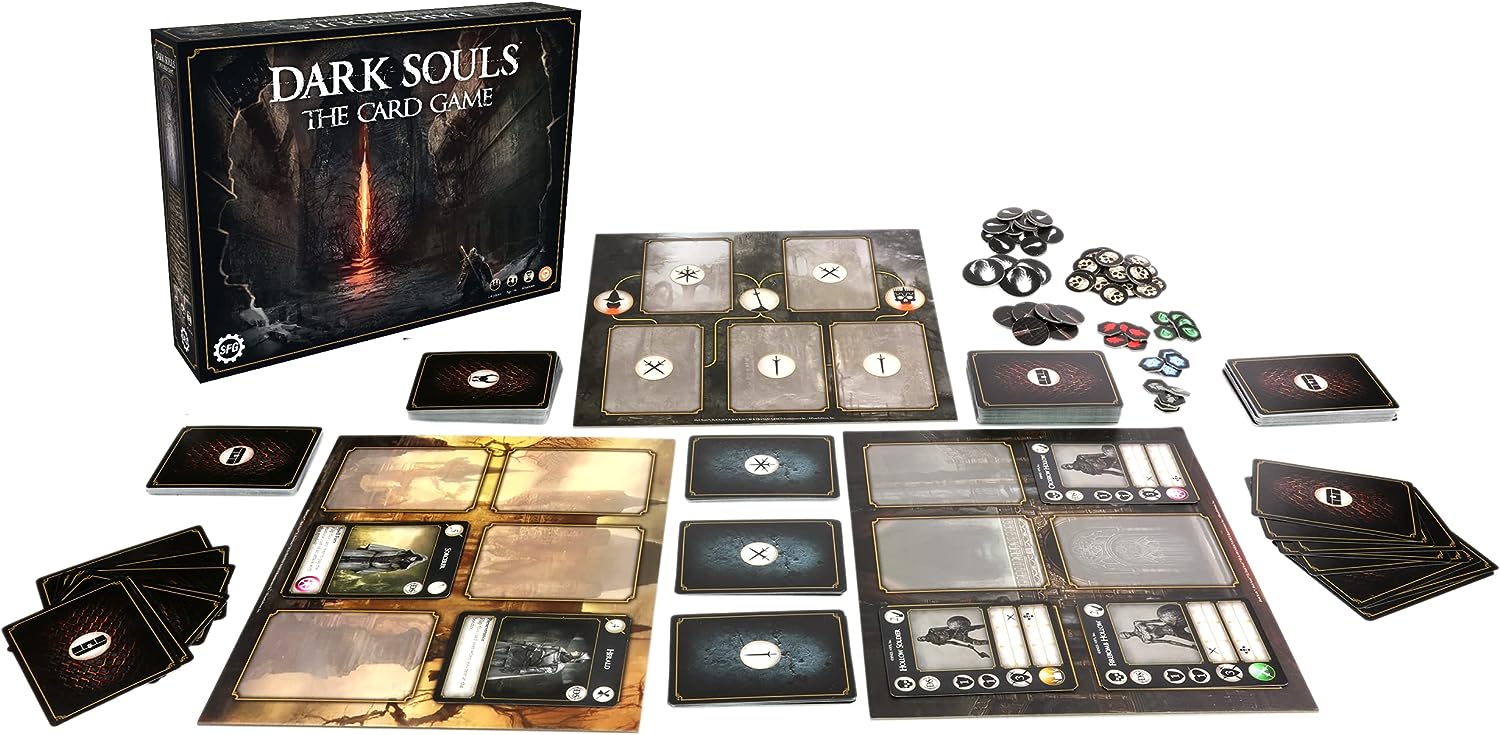 Dark Souls The Card Game Inglés Steamforged Games Juego 1 a 4 Jugadores.