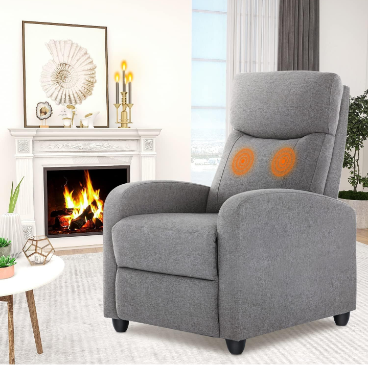 Sillón sofa reclinable ergonómico con funcion de masajes 