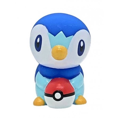 Figura Colección Bandai Pokemon Piplup Kids Travel Friends Series Regalo