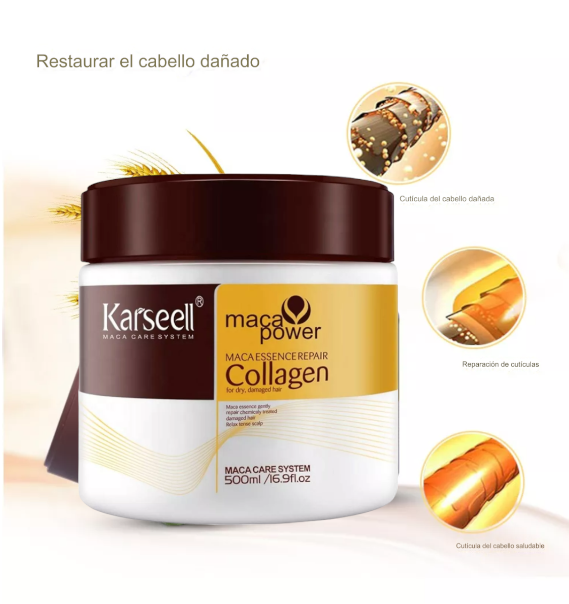 Tratamiento Capilar Con Colágeno Karseell Original