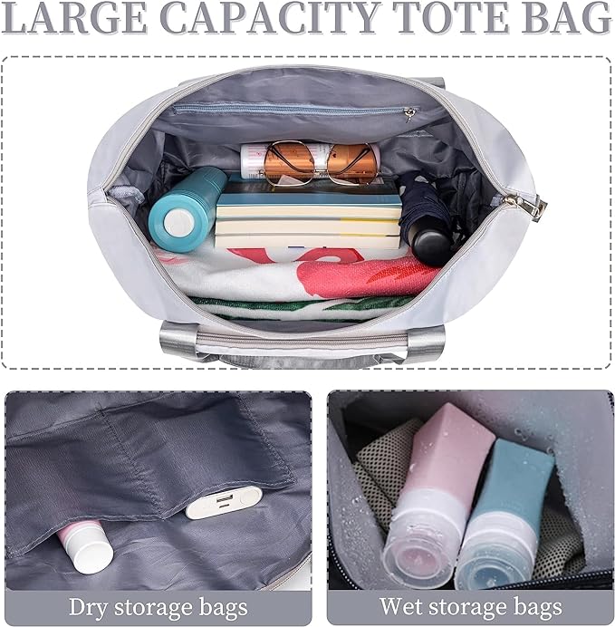 A LÍMITE-MX Bolsa De Viaje Expandible Para Hombre Mujer,Bolsa Deportiva Para Gimnasio,Maleta De Mano Para Avión Carry On,Bolso De Noche De Fin De Semana De Un Hombro Para Mujer De Gran Capacidad,Gris.