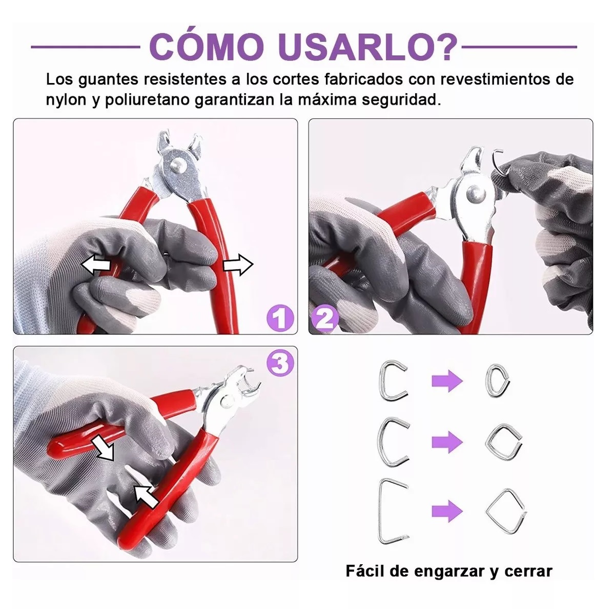 Alicate Y Anillos De Cerdo Galvanizado 360 pzs