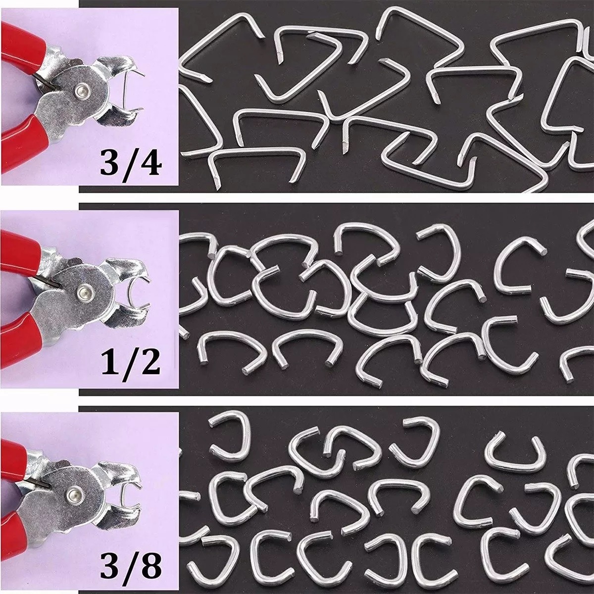 Alicate Y Anillos De Cerdo Galvanizado 360 pzs