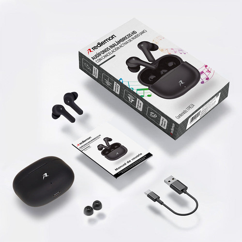Audifonos Inalambricos Bluetooth Cancelacion De Ruido 25db