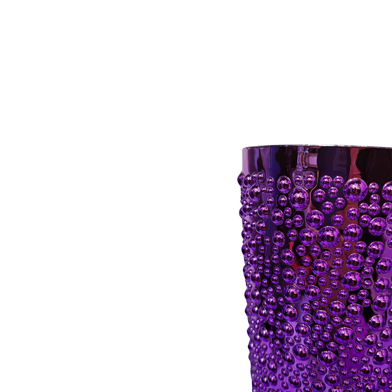 Dúo de vaso de perlas .