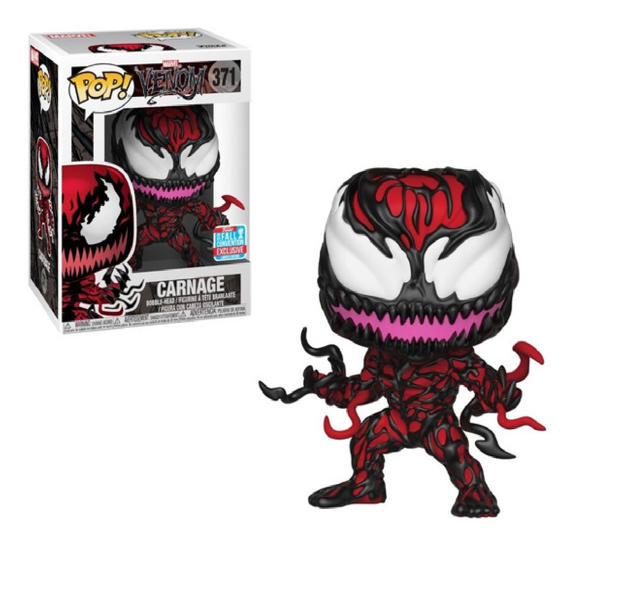 Nuevo! Funko Pop Spiderman Carnage 371 Exclusive Fall Convention .