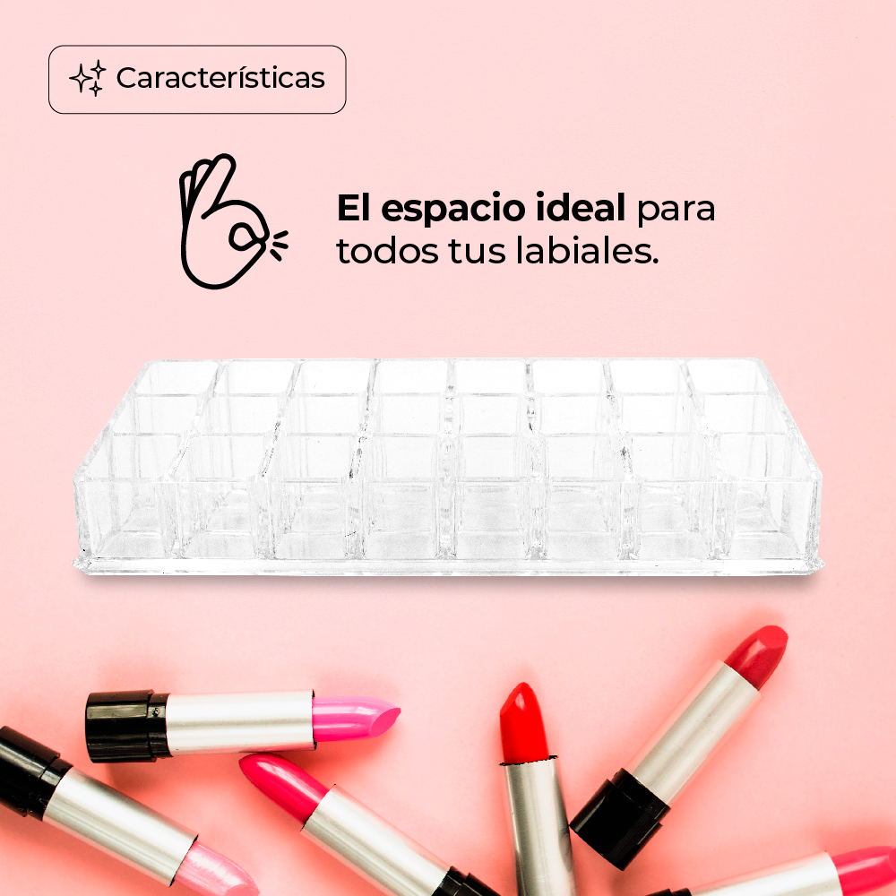 Organizador Cosméticos Acrilico Maquillaje 24 Espacios