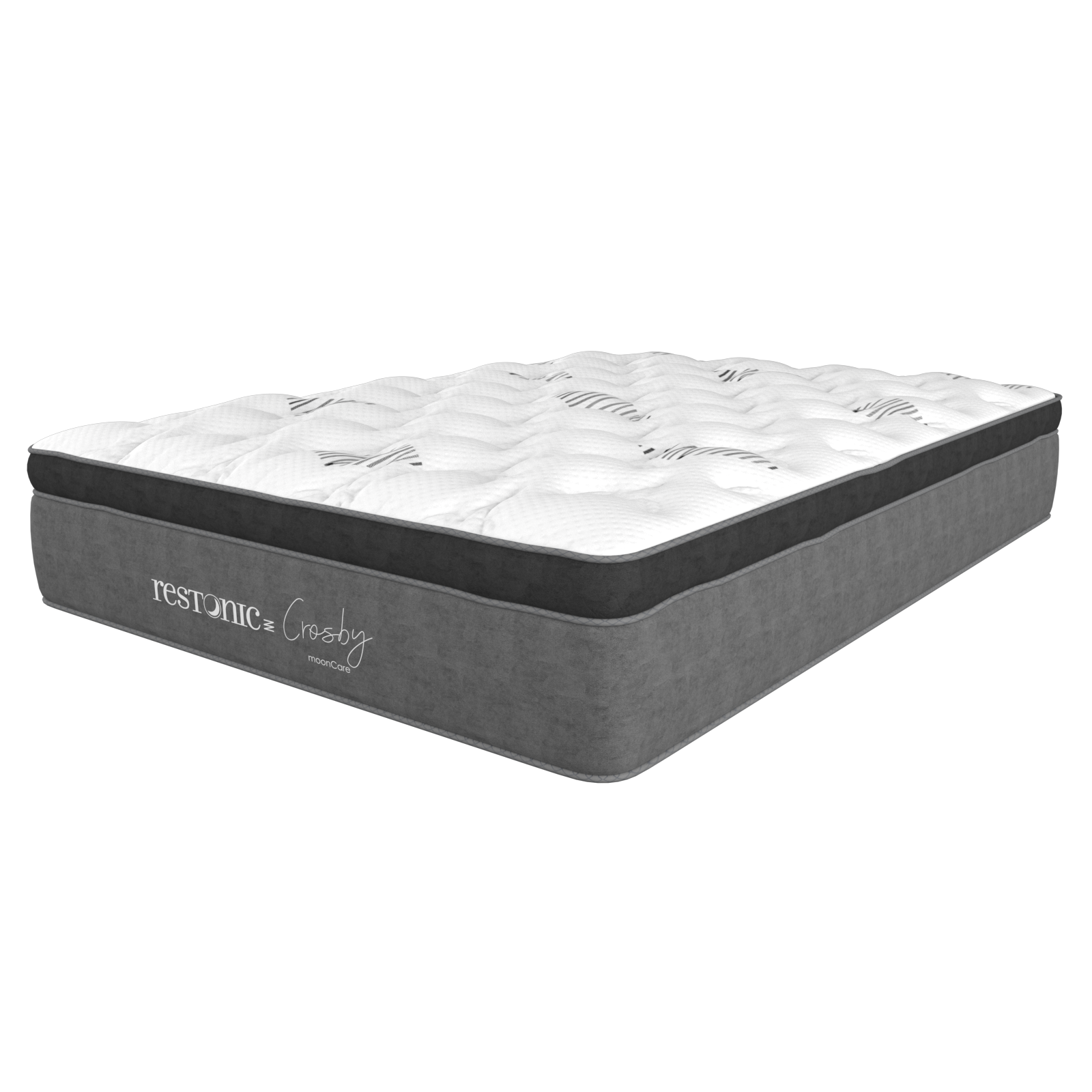 Colchon Individual Restonic Valentino Con Mega Colchoneta Confort Para Descanso Premium.