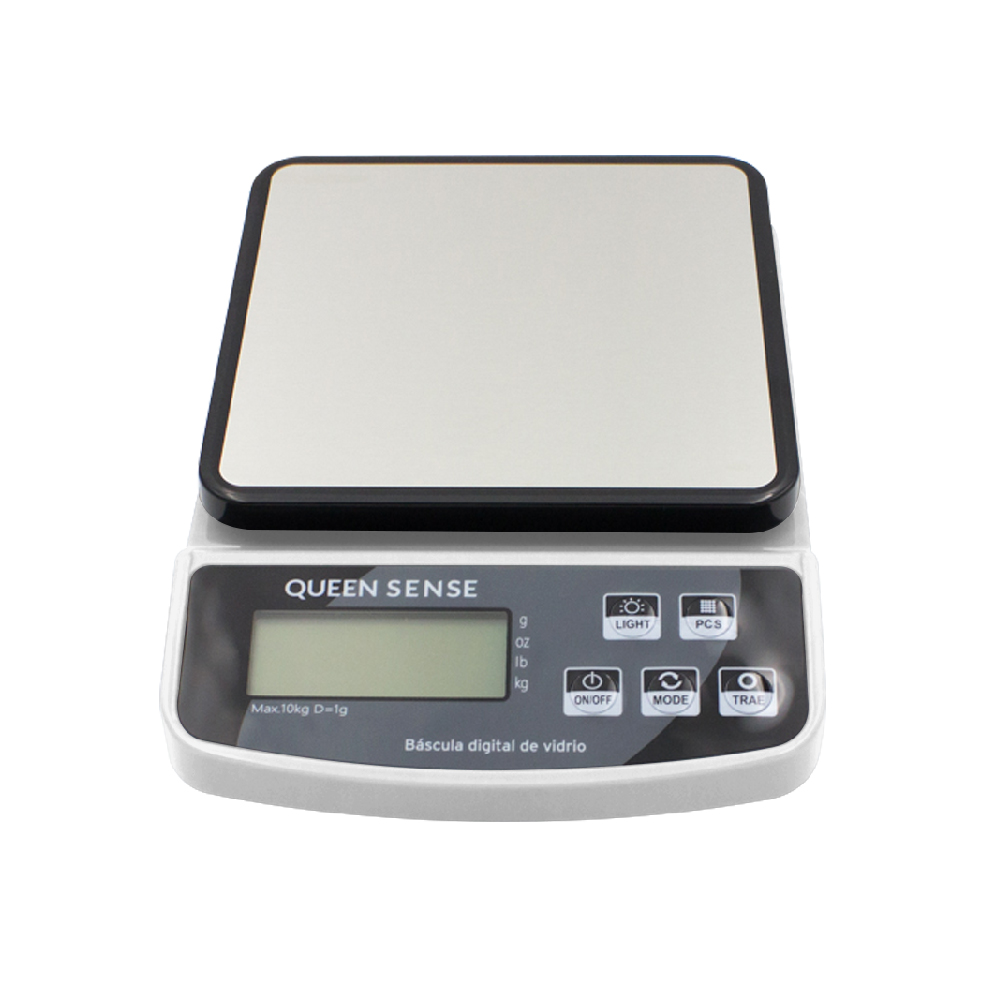 Báscula Electrónica Digital de 1gr a 10 kg PLATA.