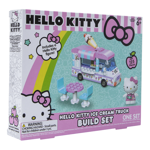Hello Kitty Bloques Figuras Oficial Tienda Helado Construcción Regalo Niños