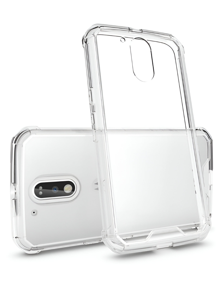FUNDA SKECH MOTO G4 CRYSTAL CLEAR.