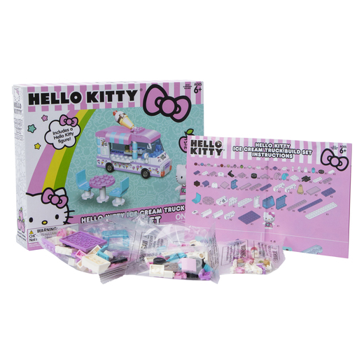 Hello Kitty Bloques Figuras Oficial Tienda Helado Construcción Regalo Niños