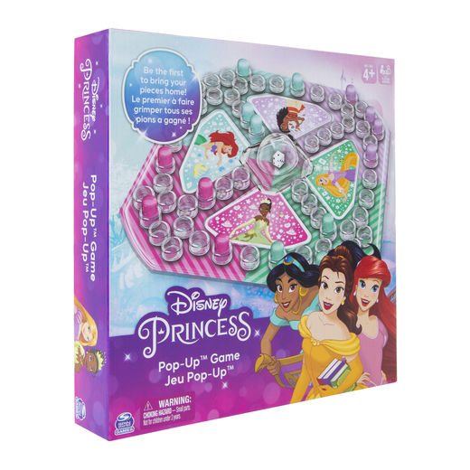 Pop-Up Disney Princesas Inglés Spin Master Games Juego 2 a 4 Jugadores.