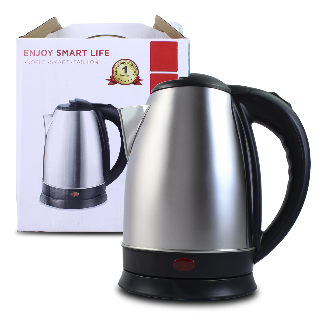 Tetera Eléctrica Con Base Para Calentar Cafetera De Acero Inoxidable De 2 Litros Hervidor De Agua Eléctrico Con Apagado Automático.