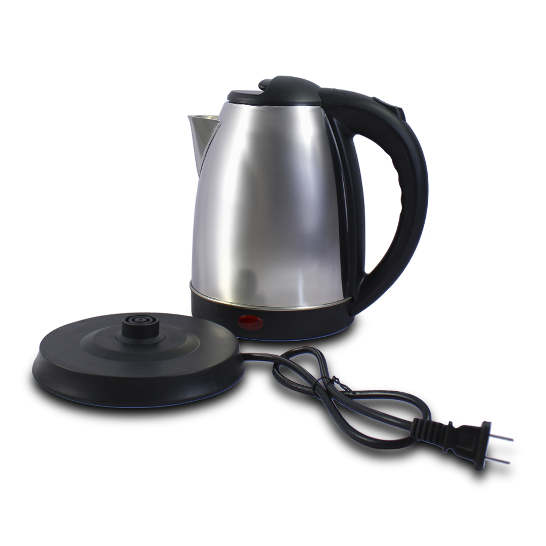 Tetera Eléctrica Con Base Para Calentar Cafetera De Acero Inoxidable De 2 Litros Hervidor De Agua Eléctrico Con Apagado Automático.