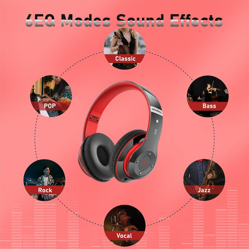 Audifonos Bluetooth Diadema Inalámbrico Y Con Cable Com Mic