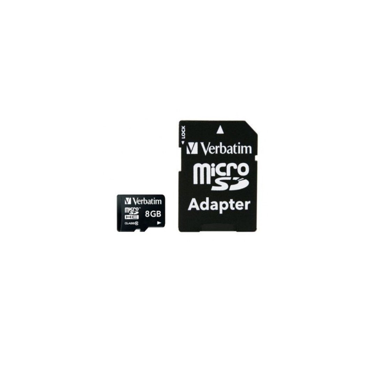 Tarjeta de Memoria 8GB MICRO SDHC Clase 10 c/adaptador Verbatim 44081.