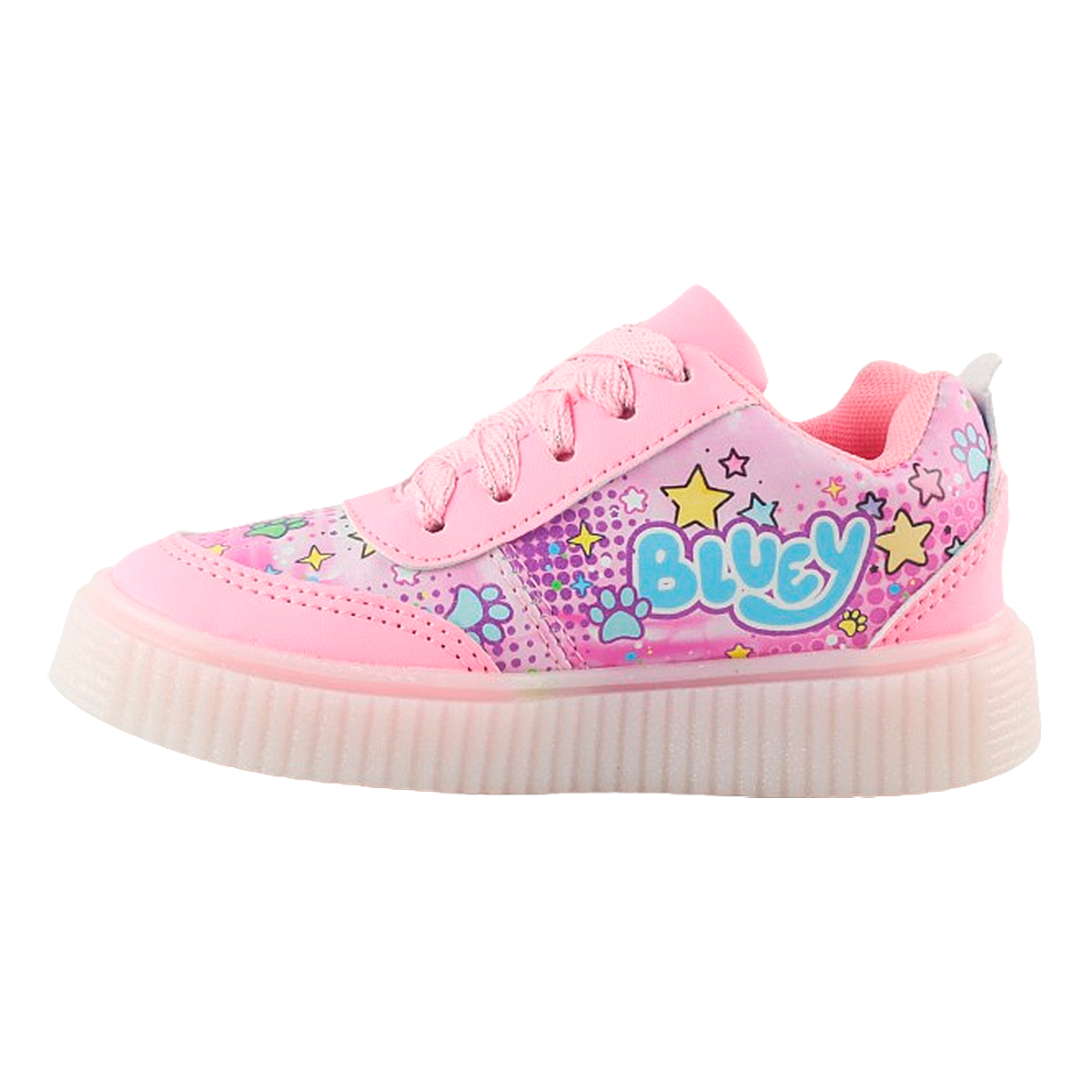 Tenis Niña Cachorros Blue Bingo Casual Moda Luces Led 770-rb