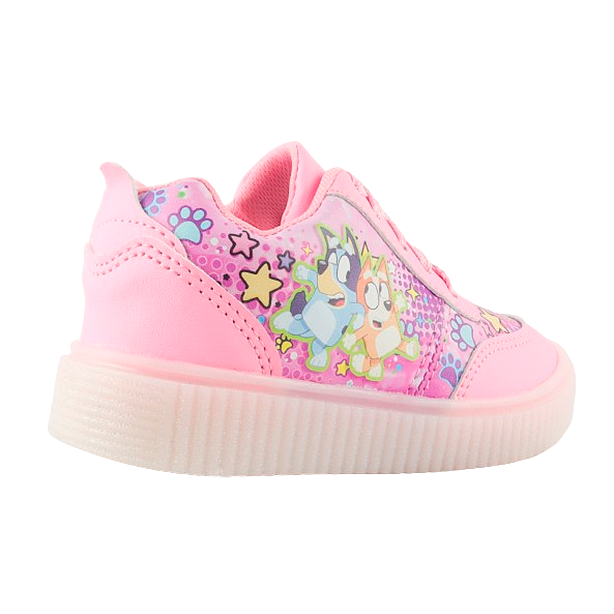 Tenis Niña Cachorros Blue Bingo Casual Moda Luces Led 770-rb