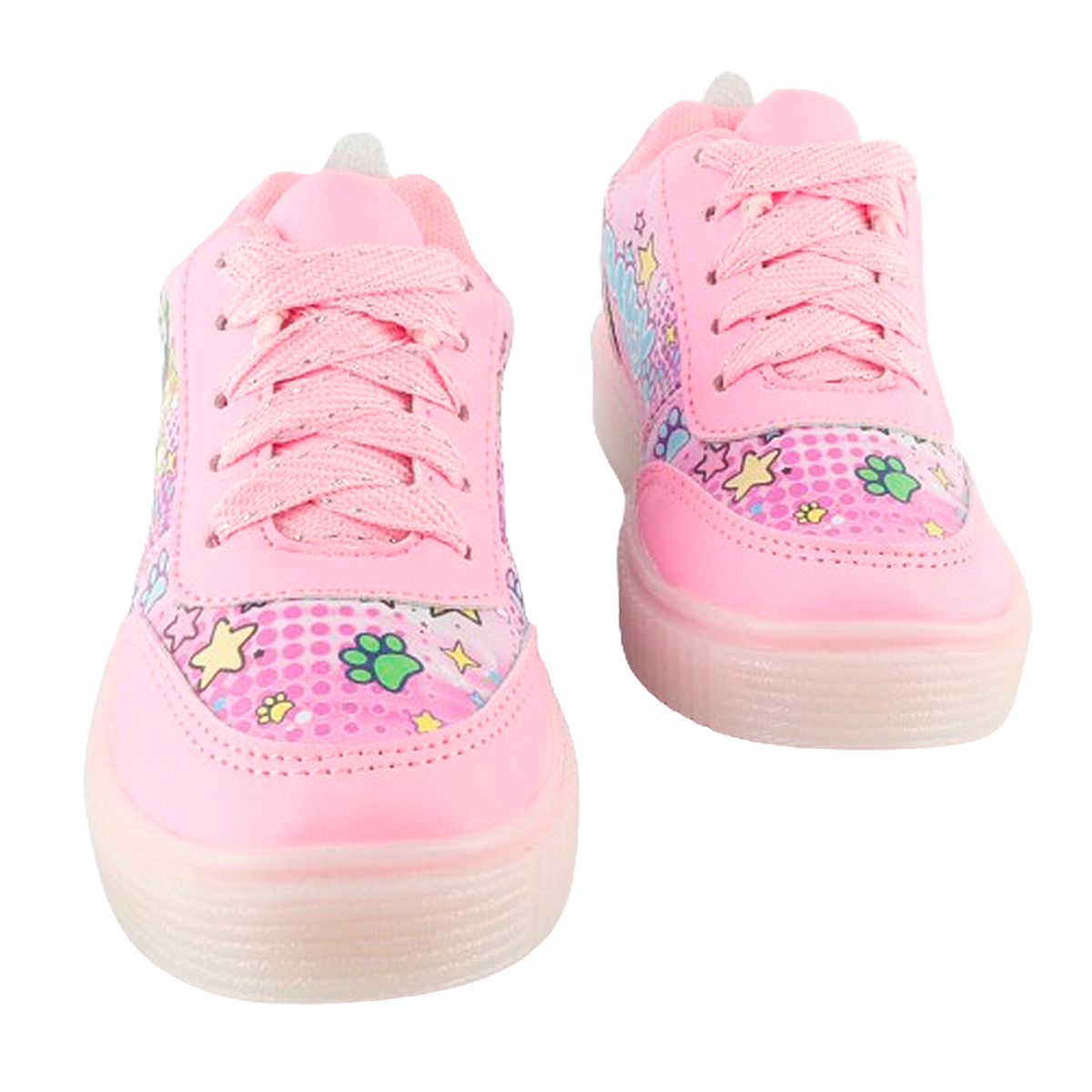 Tenis Niña Cachorros Blue Bingo Casual Moda Luces Led 770-rb