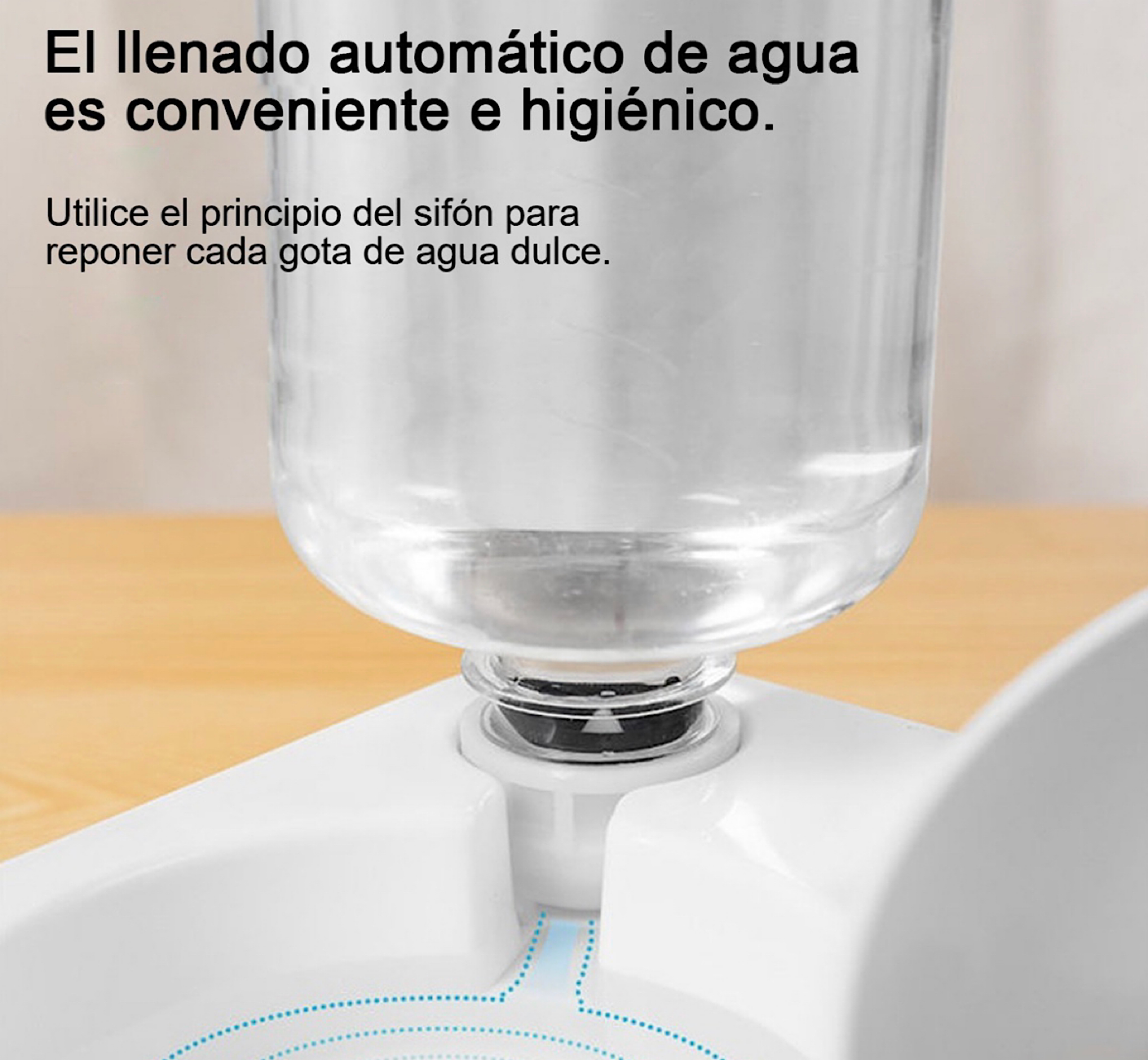 Bebedero Dispensador Automático Alimento Para Mascotas Perro