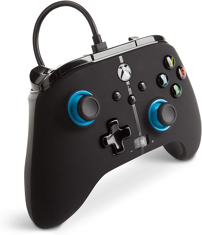 PowerA Control Mejorado Alámbrico para Xbox Series X|S - Blue Hint - Standard Edition.