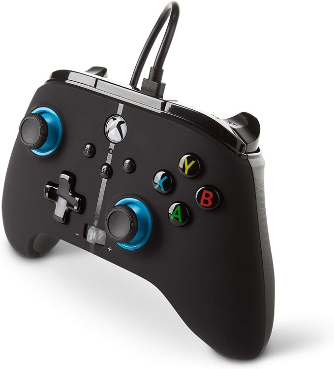 PowerA Control Mejorado Alámbrico para Xbox Series X|S - Blue Hint - Standard Edition.