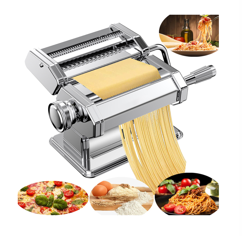 Máquina Manual Para Hacer Pasta Con 6 Espesores Ajustables.