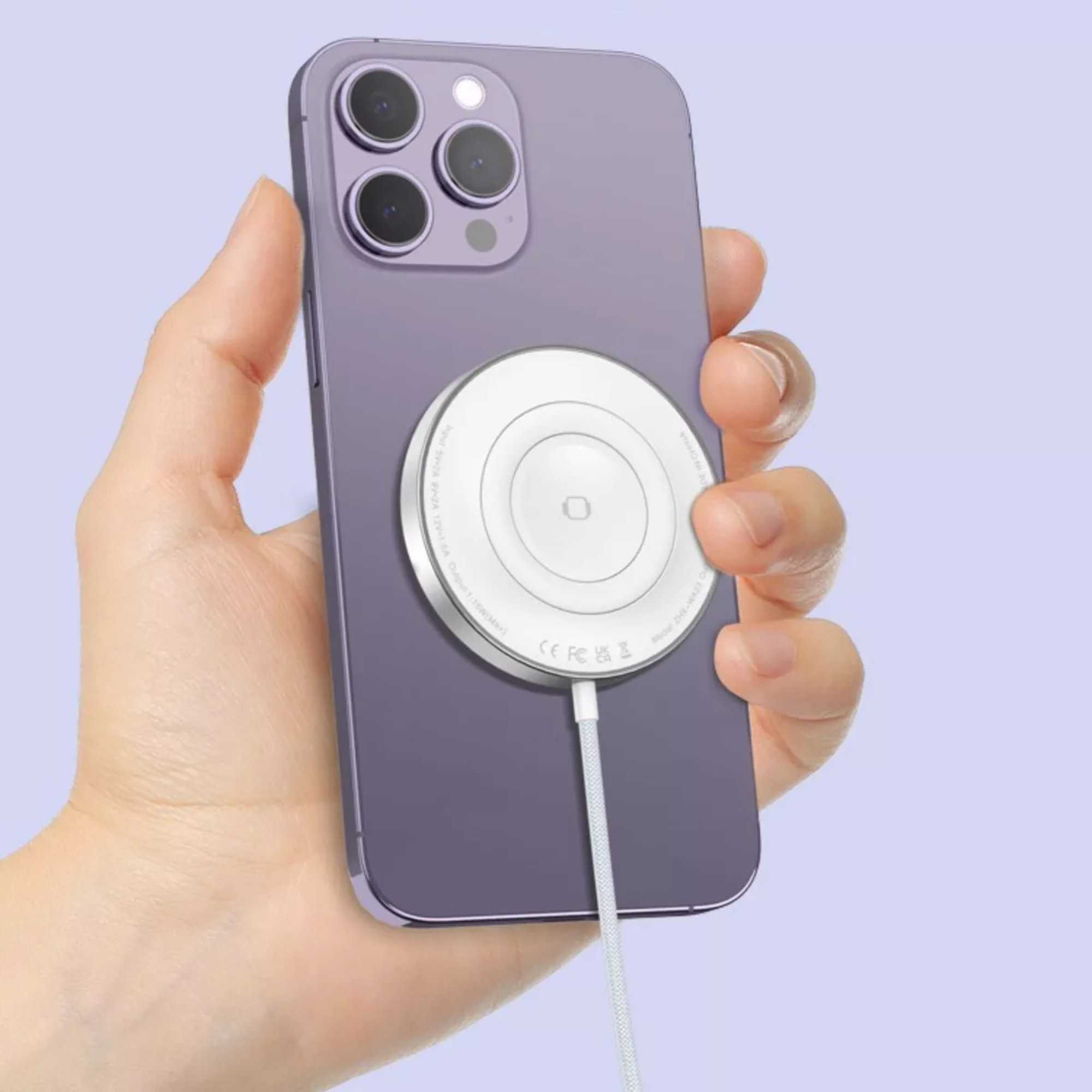 Cargador Inalámbrico 3 En 1 Para iPhone Magsafe Compatible Con Apple Watch Carga Simultanea: iPhone, Apple Watch