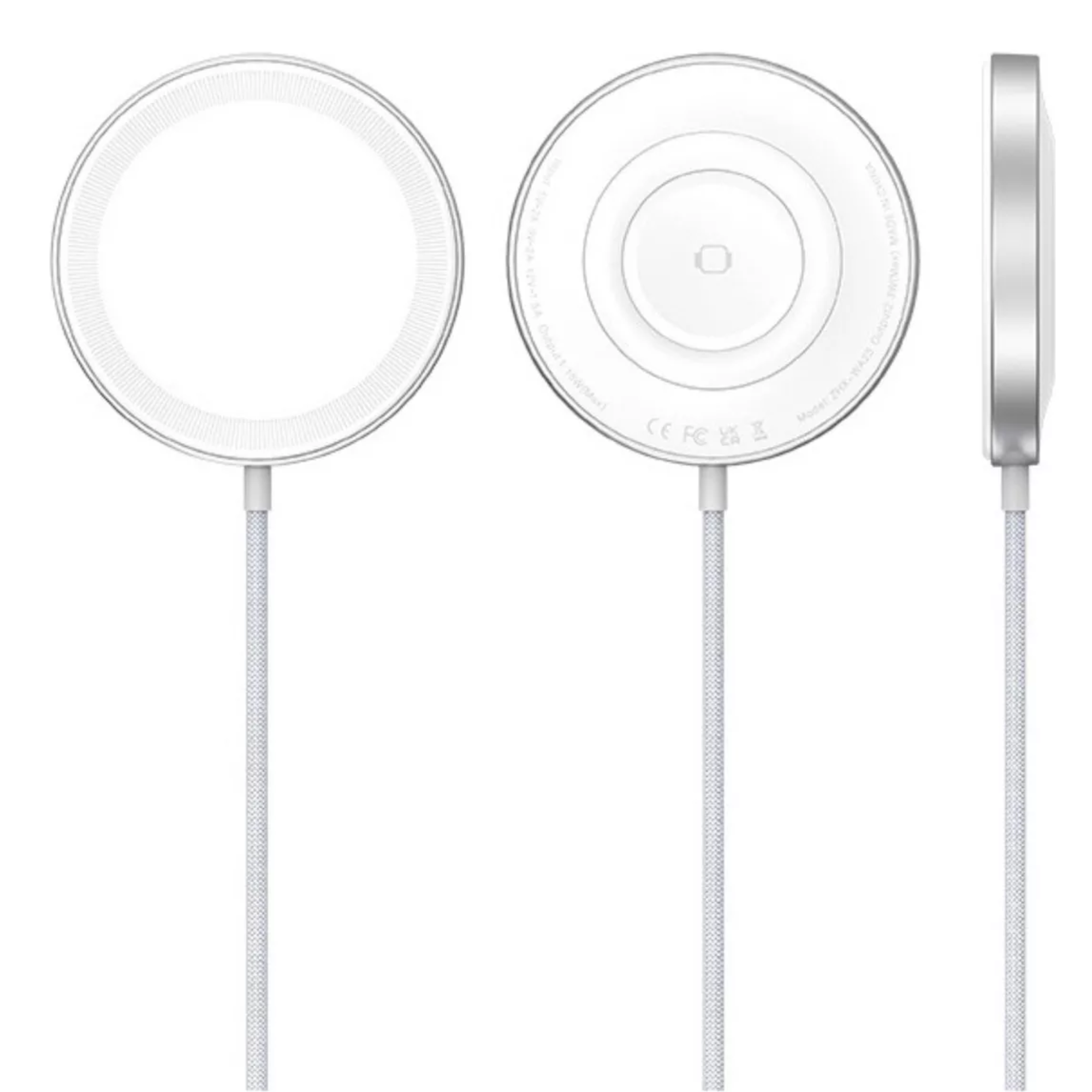 Cargador Inalámbrico 3 En 1 Para iPhone Magsafe Compatible Con Apple Watch Carga Simultanea: iPhone, Apple Watch