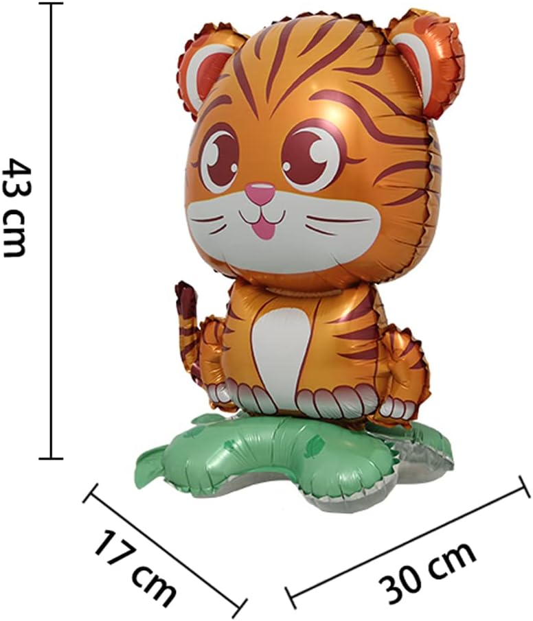 Globos Aluminio Animal Tierno Tigre Fiesta Regalos Decoración