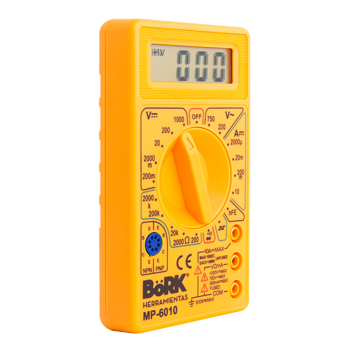 Multímetro Digital Con Frecuencia / Buzzer Mp-6010.