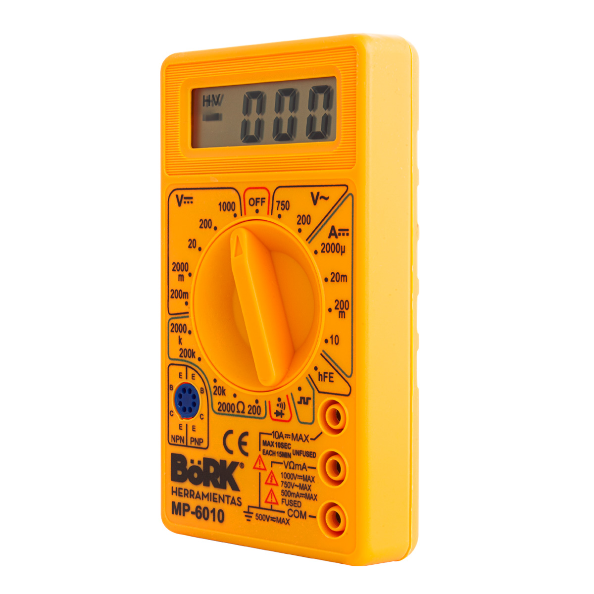 Multímetro Digital Con Frecuencia / Buzzer Mp-6010.