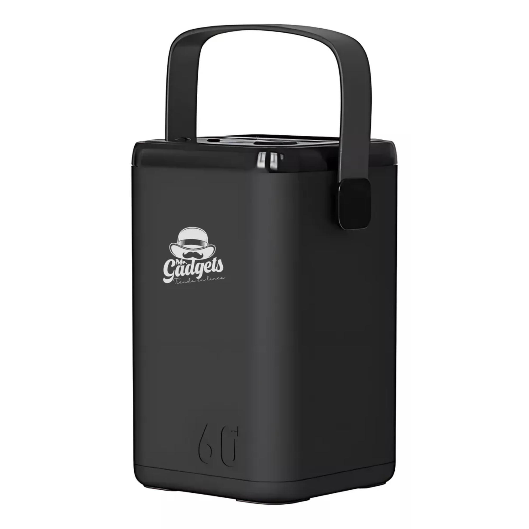Set Power Bank 60,000 Mah Bateria Portatil + Panel Solar 60w Carga Sostenible, Panel de Luz Solar, Cargador Externo Color Negro