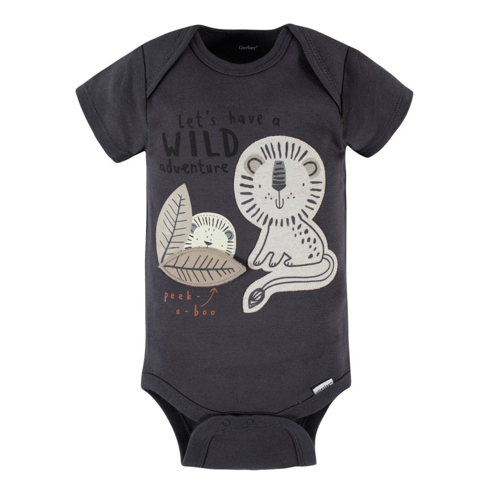 Gerber Premium Set 5 Pañalero Leon Aventura Salvaje Bebe