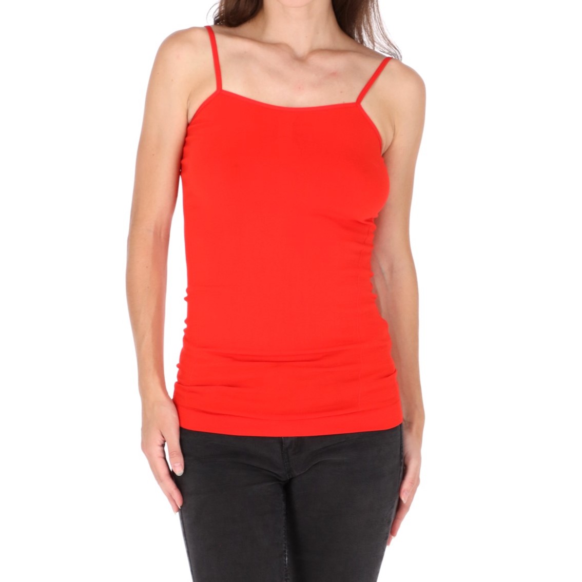 Blusa De Tirantes Para Mujer Licra Basica Varios Colores.