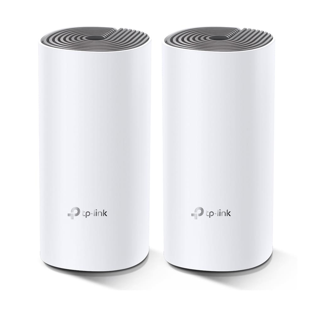 Sistema Wi-Fi Mesh TP-Link Deco E4 (2-pack), AC1200, de doble banda, Blanco.