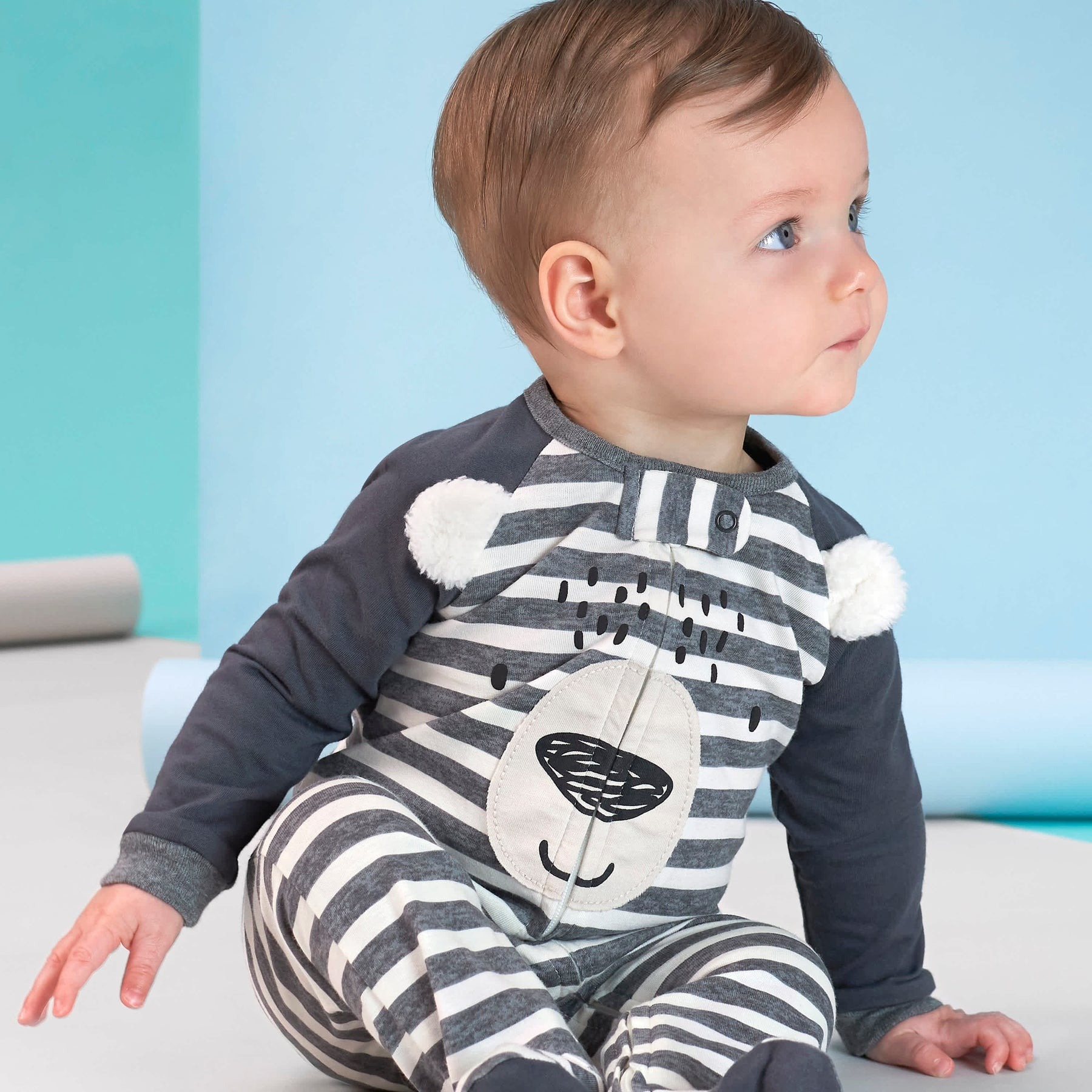 Gerber Premium Set 3 Piezas Mameluco Oso Dormilon Bebe