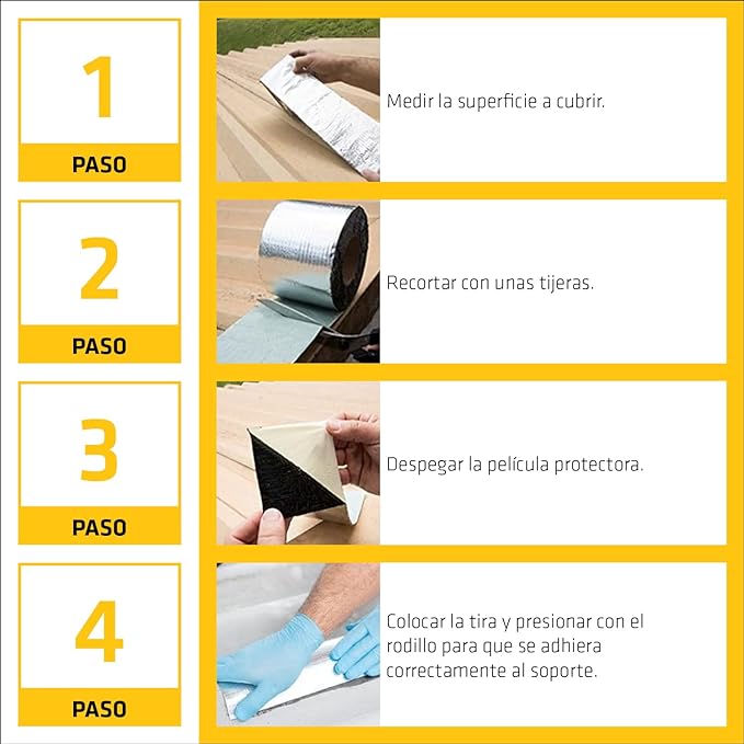 Cinta autoadhesiva impermeable - Sika MultiSeal M -  Rollo 10m x 15cm
