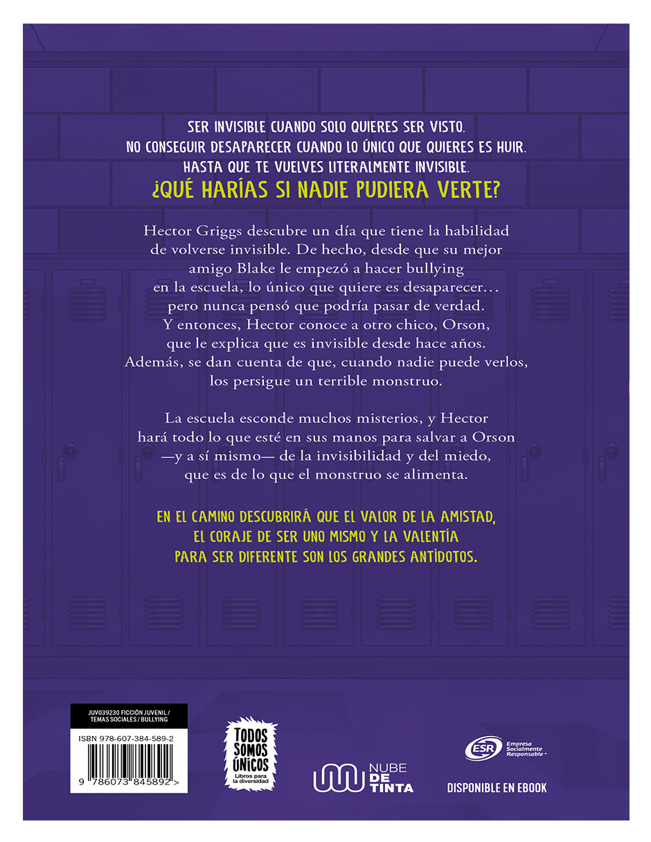 Libro La escuela de los niños invisibles.