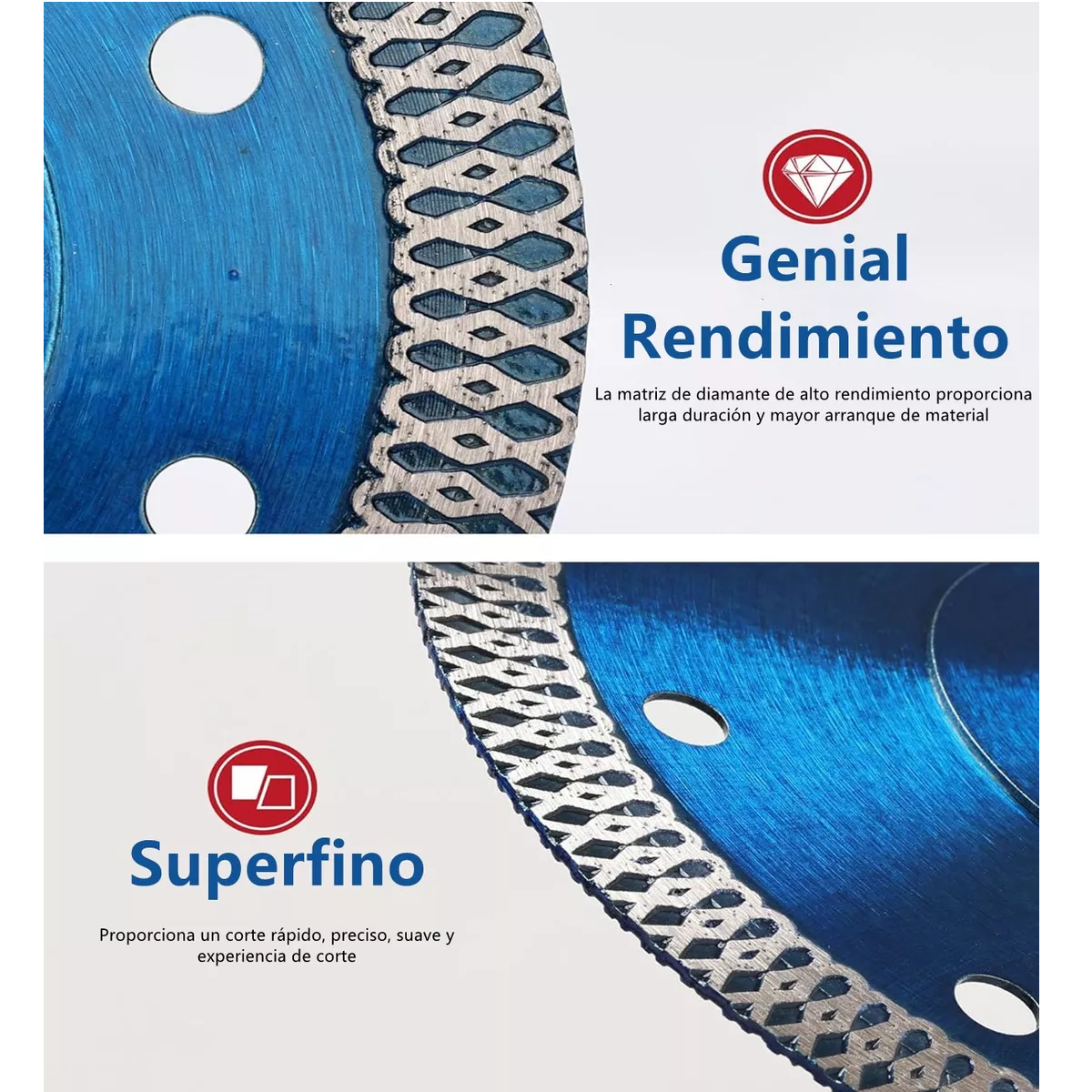 Discos Diamante, Mármol, Granito, Porcelanato, Cerámica 3pcs