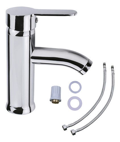 Llave Mezcladora Baja Monomando para Lavabo Fregadero Grifo Lavamanos Baño Femmto