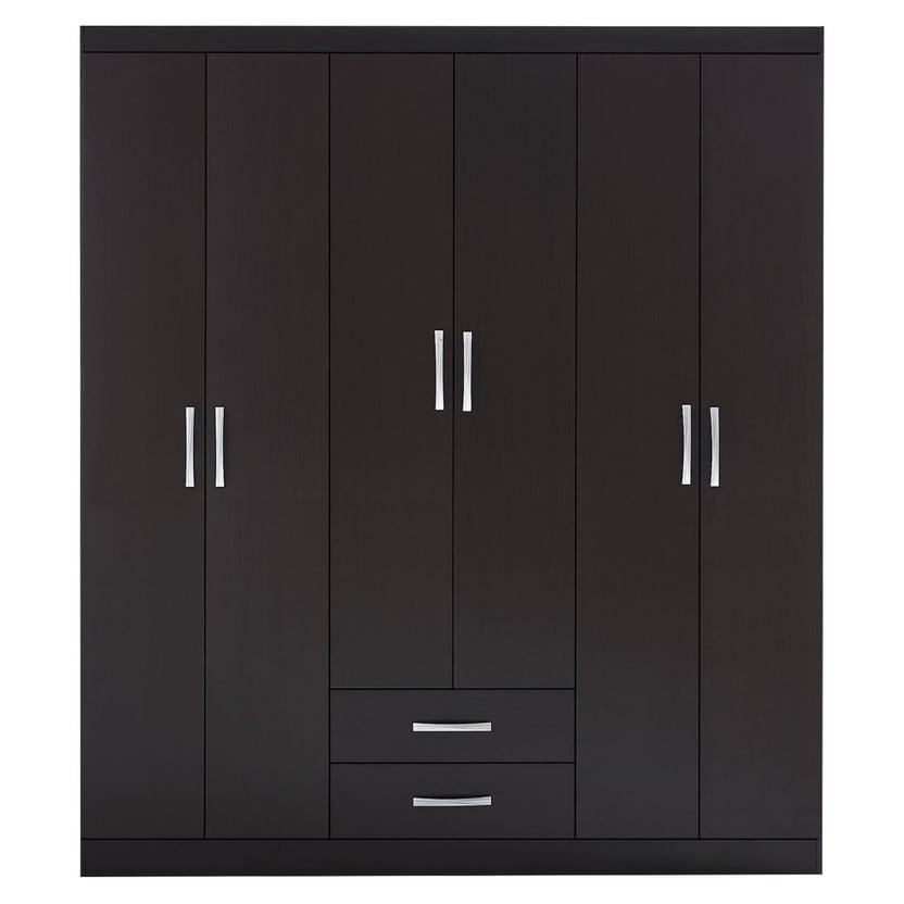 Closet 6P 2Cj Choco 162X47X183 Casa Bonita.
