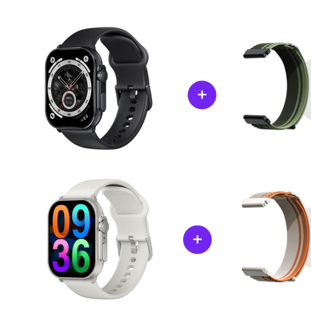 Smartwatch FILWANS GTS. Responde llamadas, 2 correas intercambio.