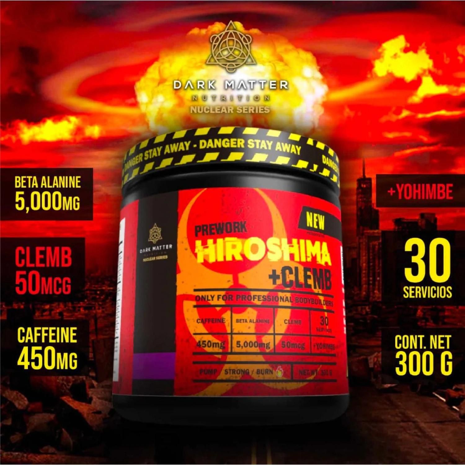 Hiroshima + Clemb Sabor Grape 30 Servicios Pre Workout, Pre entreno, pre workout, Oxido Nitrico, prework, preworkout, oxido nitrico pre-entreno, pre-work out, óxido nítrico, pre entrenador.