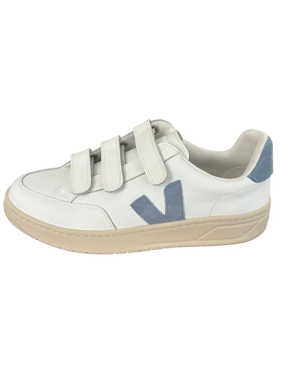 Tenis Veja V-12 White Logo Blue talla 25