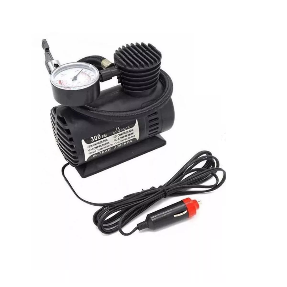 Mini Compresor Aire 12v 300 Psi Bicicletas Moto / E-roca