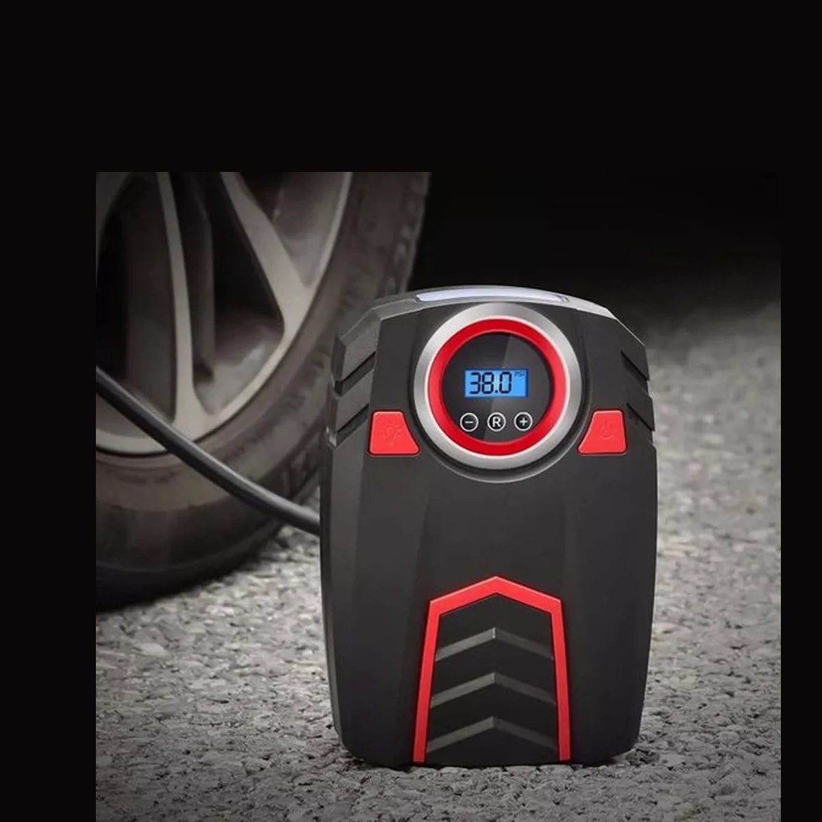 Compresor Inflador De Llanta Bomba De Aire Para Auto Lcd
