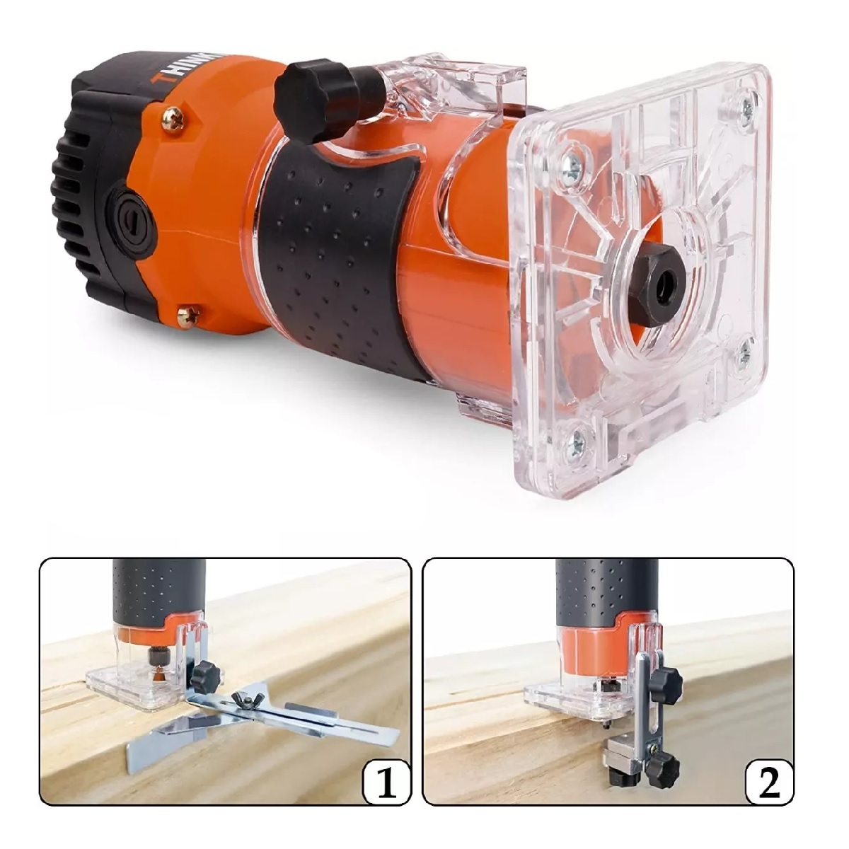Router Madera Recortadora Rebajadora 800w + 15 Brocas Carburo
